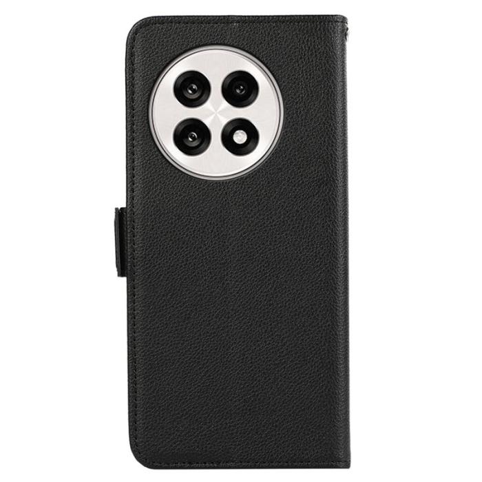 ABEEL - ABEEL Phone Case OnePlus 13R 5G Litchi Leather Black