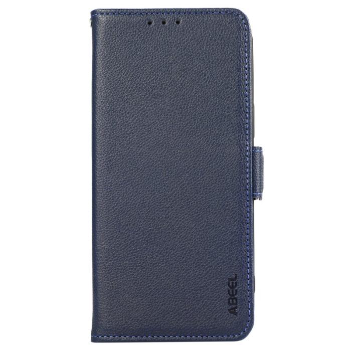 ABEEL - ABEEL Phone Case OnePlus 13R 5G Litchi Texture Leather Blå