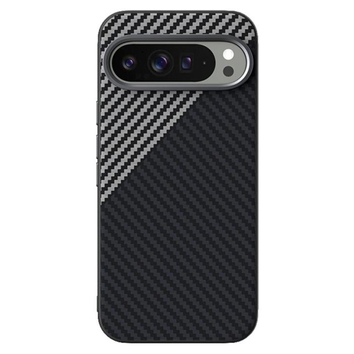 ABEEL - ABEEL Pixel 10 Pro Skal MagSafe Kolfiber Svart/Silver