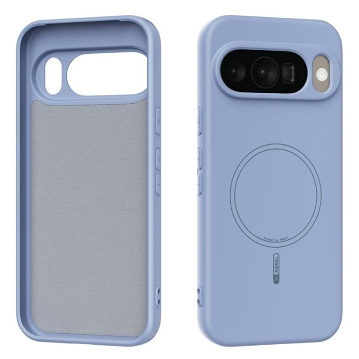ABEEL - ABEEL Pixel 10 Pro Skal MagSafe Sky Blue Liquid Silicone