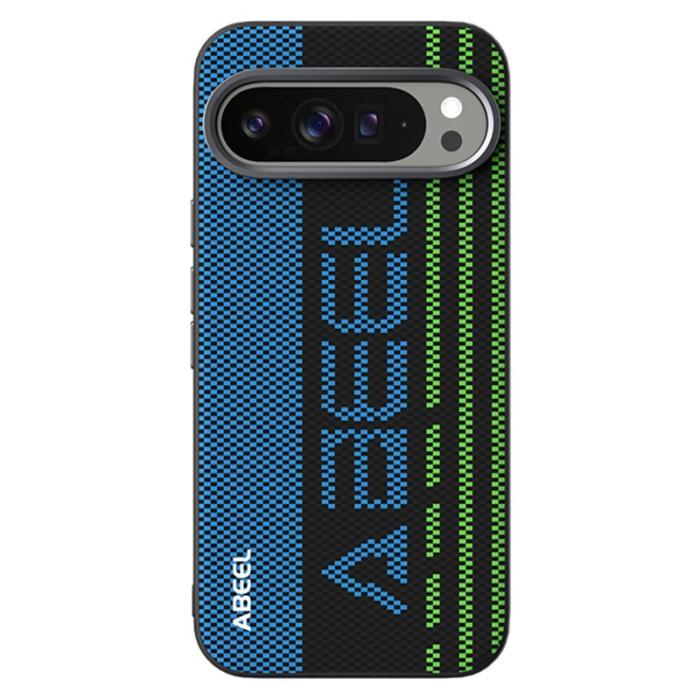 ABEEL - ABEEL Pixel 10 Pro Skal MagSafe TPU Aluminium Läder Svart