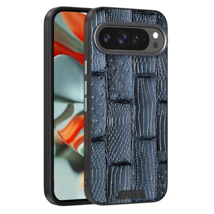 ABEEL - ABEEL Pixel 9 Pro Skal MagSafe Beast Textur Blå