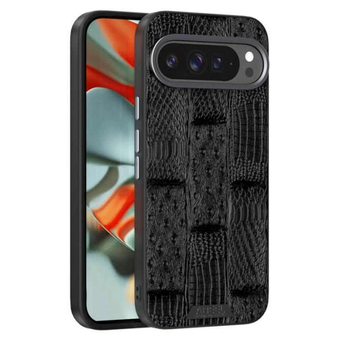 ABEEL - ABEEL Pixel 9 Pro Skal MagSafe Beast Textur Svart