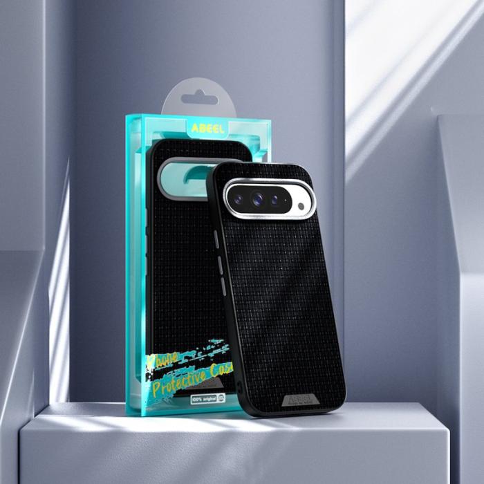 ABEEL - ABEEL Pixel 9 Pro Skal MagSafe Texturerad - Kaffe