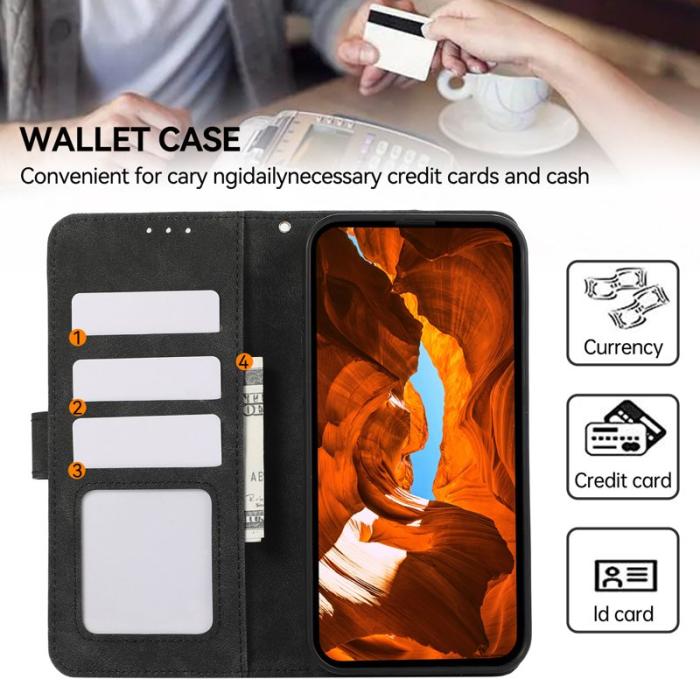 ABEEL - ABEEL PU Läder Fodral för iPhone 12 Pro Max 6.7 tum - Svart