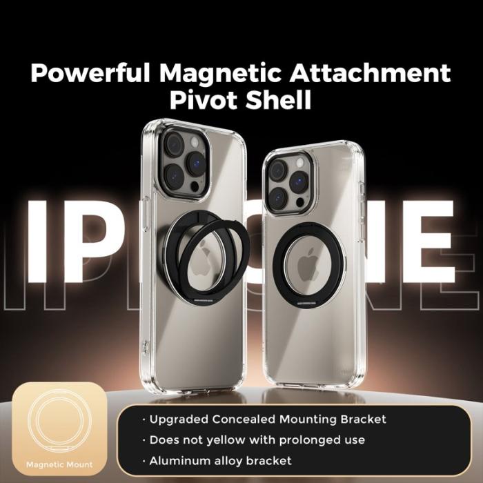 ABEEL - ABEEL Q-LUCK iPhone 13 Pro Max Skal Shockproof Svart