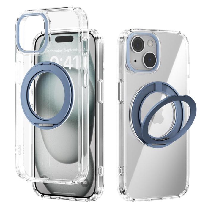 ABEEL - ABEEL Q-LUCK iPhone 13 Skal Shockproof TPU + PC - Baby Blue