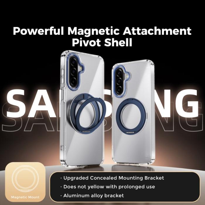 ABEEL - ABEEL Q-LUCK Samsung Galaxy A17 5G Skal Magnetisk Mörkblå