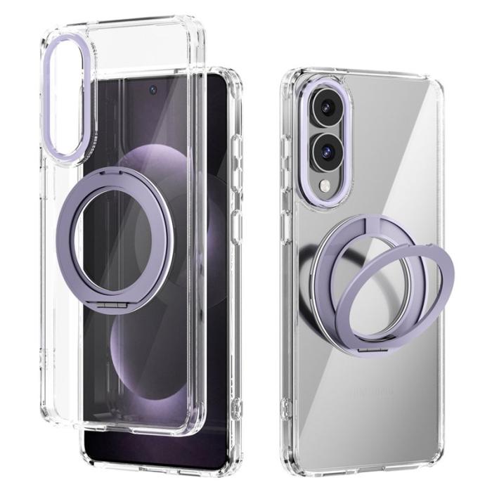 ABEEL - ABEEL Q-LUCK Samsung Galaxy S25 Edge Skal Shockproof Lila