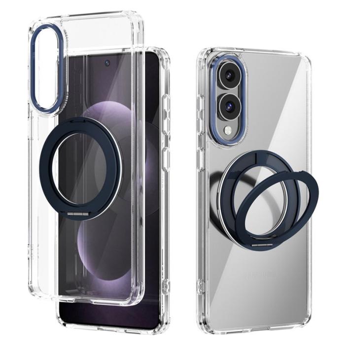 ABEEL - ABEEL Q-LUCK Samsung Galaxy S25 Edge Skal Shockproof Mörkblå