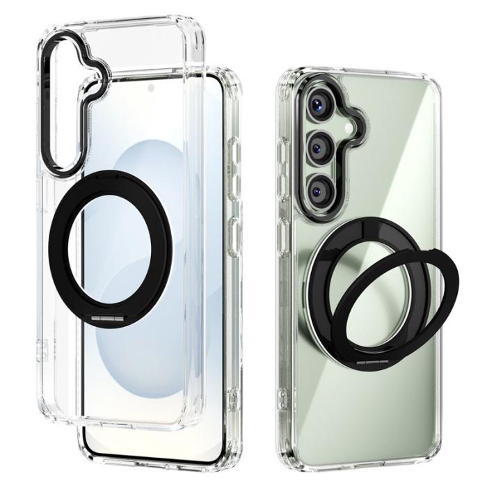 ABEEL - ABEEL Q-LUCK Samsung Galaxy S25 Skal Shockproof Svart