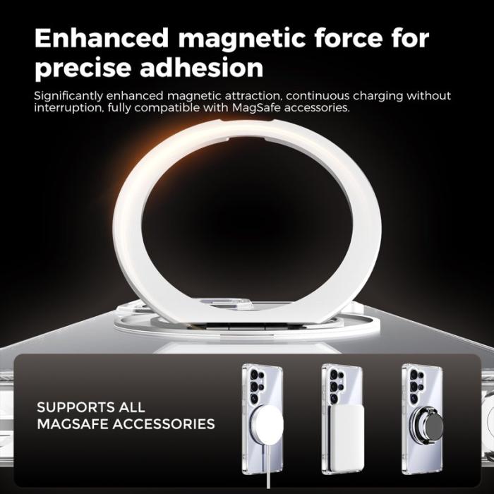 ABEEL - ABEEL Q-LUCK Samsung Galaxy S25 Ultra Skal Magnetisk Baby Blue