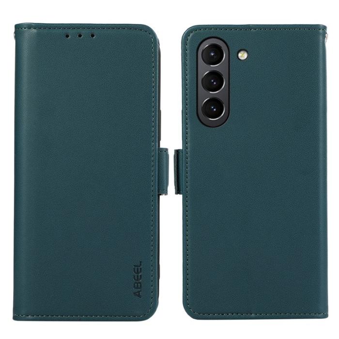 ABEEL - ABEEL RFID Blocking Fodral för Samsung Galaxy S21 FE 5G - Grön