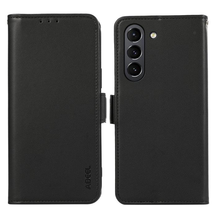 ABEEL - ABEEL RFID Blocking Fodral för Samsung Galaxy S21 FE 5G - Svart
