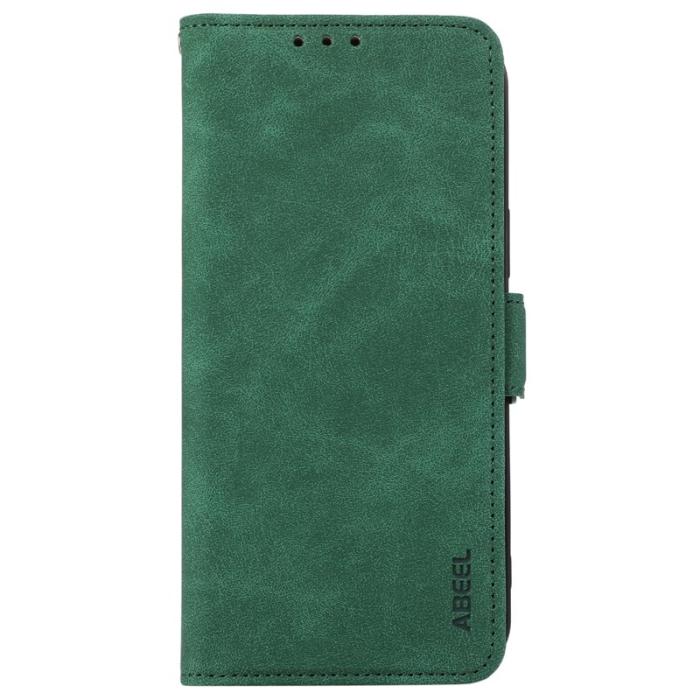 ABEEL - ABEEL Samsung Galaxy A06 4G Fodral PU Läder Ställ Green
