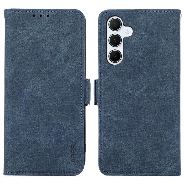 ABEEL - ABEEL Samsung Galaxy A14 5G Fodral PU Läder med RFID Blå
