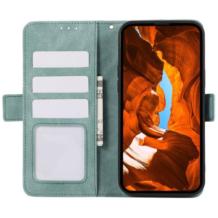 ABEEL - ABEEL Samsung Galaxy A14 5G Fodral PU Läder RFID Skydd Baby Blue