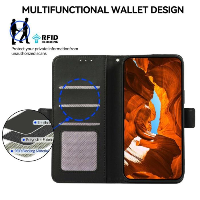 ABEEL - ABEEL Samsung Galaxy A17 5G / A17 4G / A26 5G Fodral Läder Svart