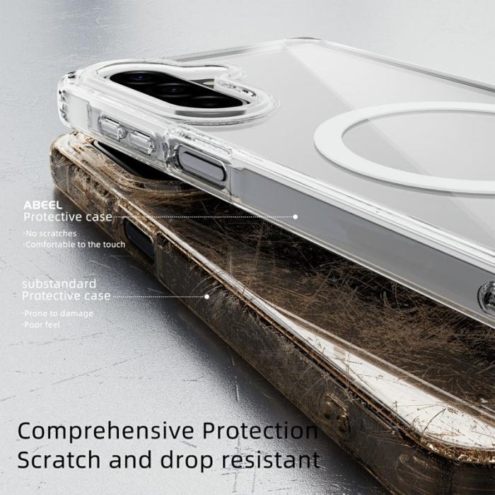 ABEEL - ABEEL Samsung Galaxy A17 5G Skal MagSafe Anti Scratch Vit