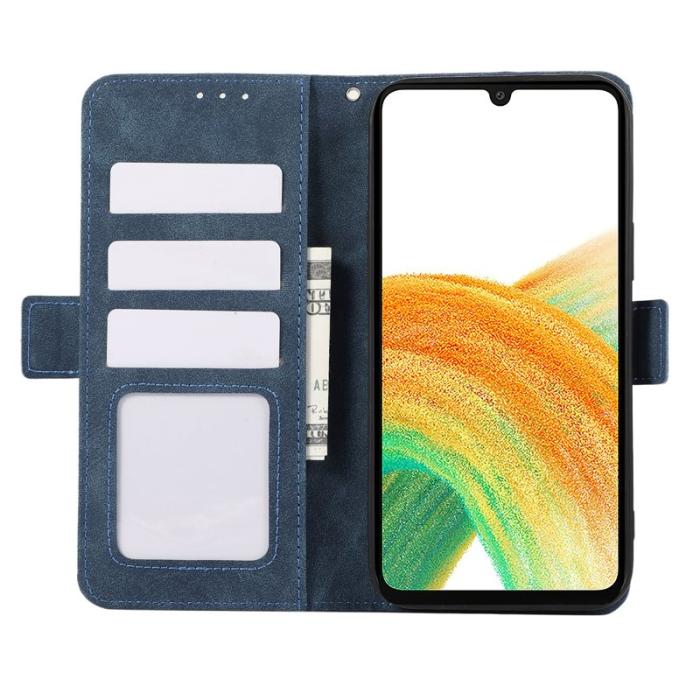 ABEEL - ABEEL Samsung Galaxy A33 5G Fodral PU Läder RFID Blå