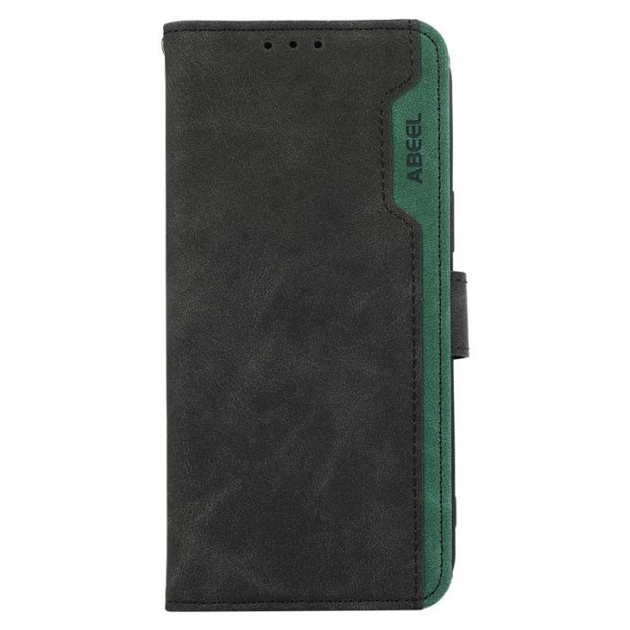 ABEEL - ABEEL Samsung Galaxy A33 5G Wallet Case RFID Blocking Läder Svart