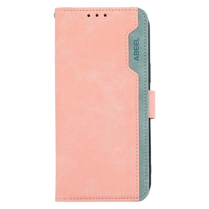 ABEEL - ABEEL Samsung Galaxy A34 5G Wallet Case Läderfodral Rosa