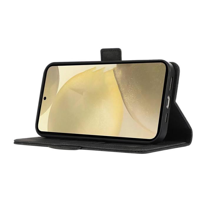 ABEEL - ABEEL Samsung Galaxy A35 5G Skal PU Läder RFID Blockering Svart