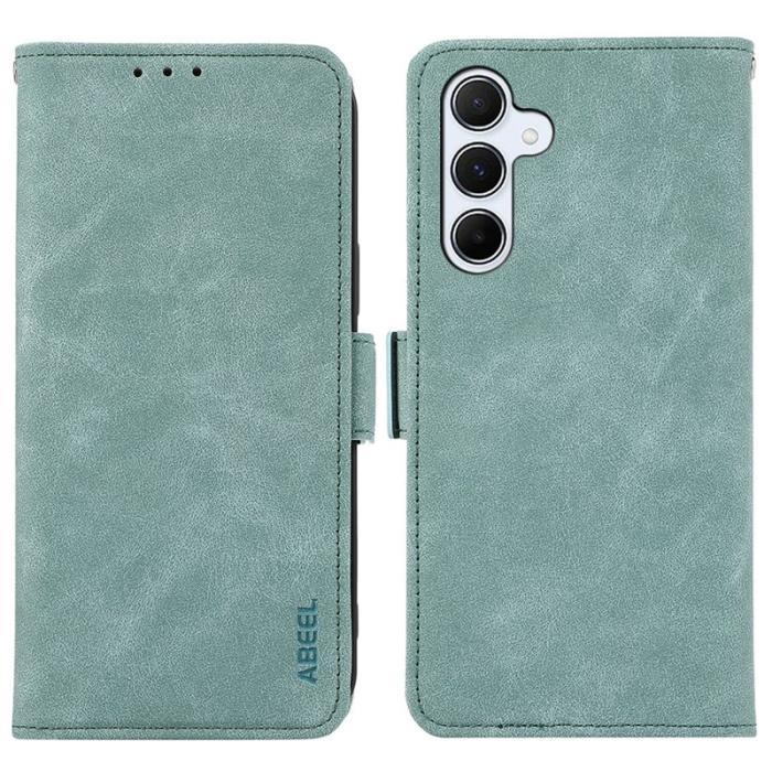 ABEEL - ABEEL Samsung Galaxy A36 5G Fodral PU Läder Folio Baby Blue