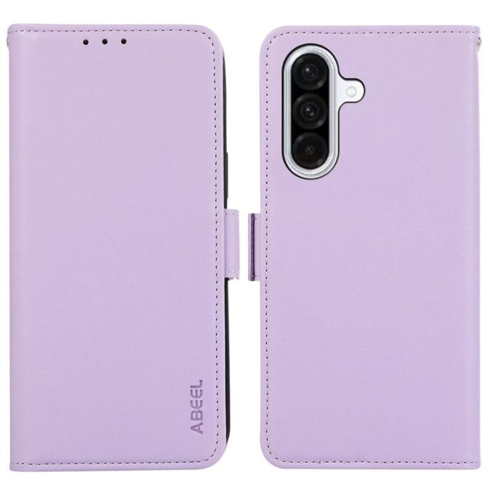 ABEEL - ABEEL Samsung Galaxy A36 5G Skal Läderfodral RFID - Lila