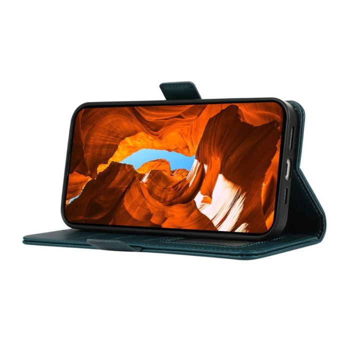 ABEEL - ABEEL Samsung Galaxy A53 5G Skal RFID Blockering PU Läder Grön