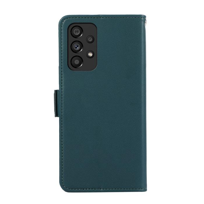 ABEEL - ABEEL Samsung Galaxy A53 5G Skal RFID Blockering PU Läder Grön