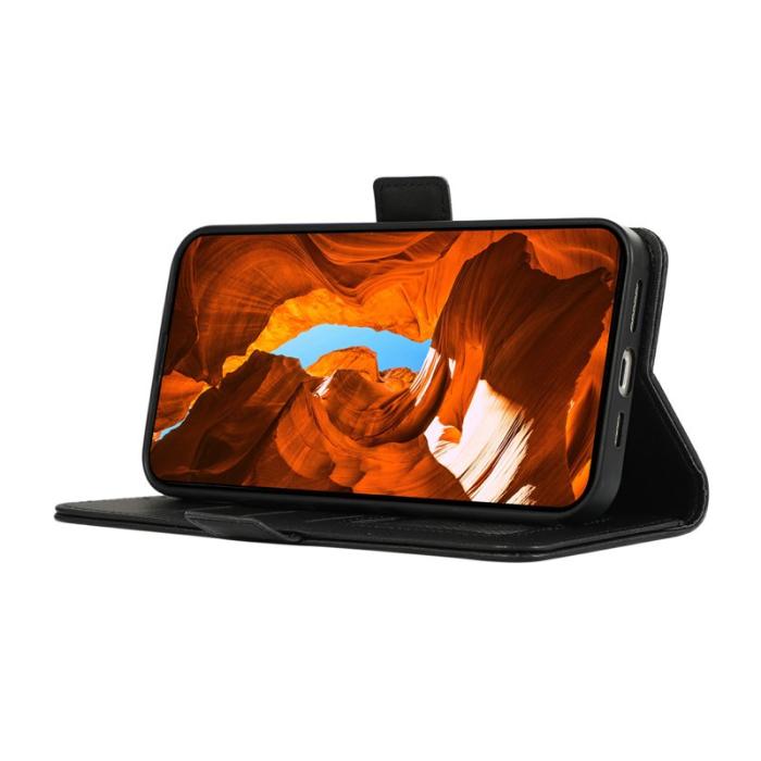 ABEEL - ABEEL Samsung Galaxy A53 5G Skal RFID Blockering PU Läder Svart