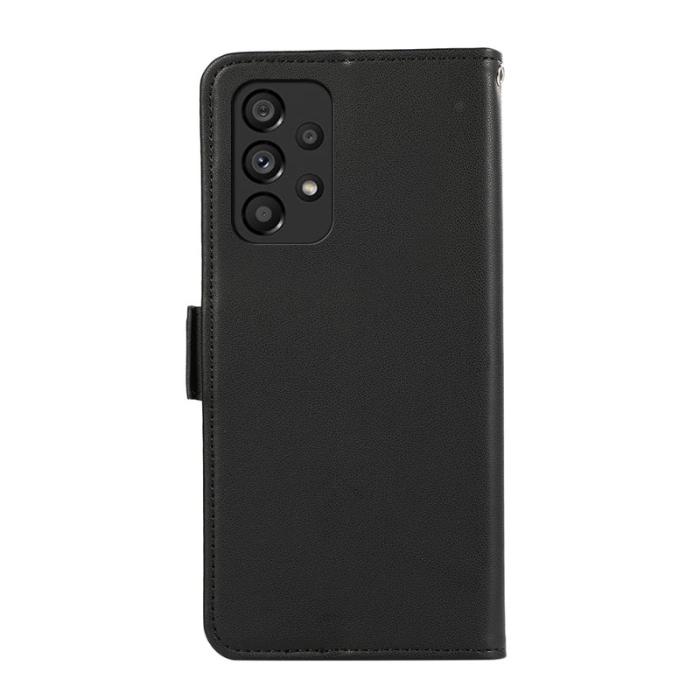 ABEEL - ABEEL Samsung Galaxy A53 5G Skal RFID Blockering PU Läder Svart