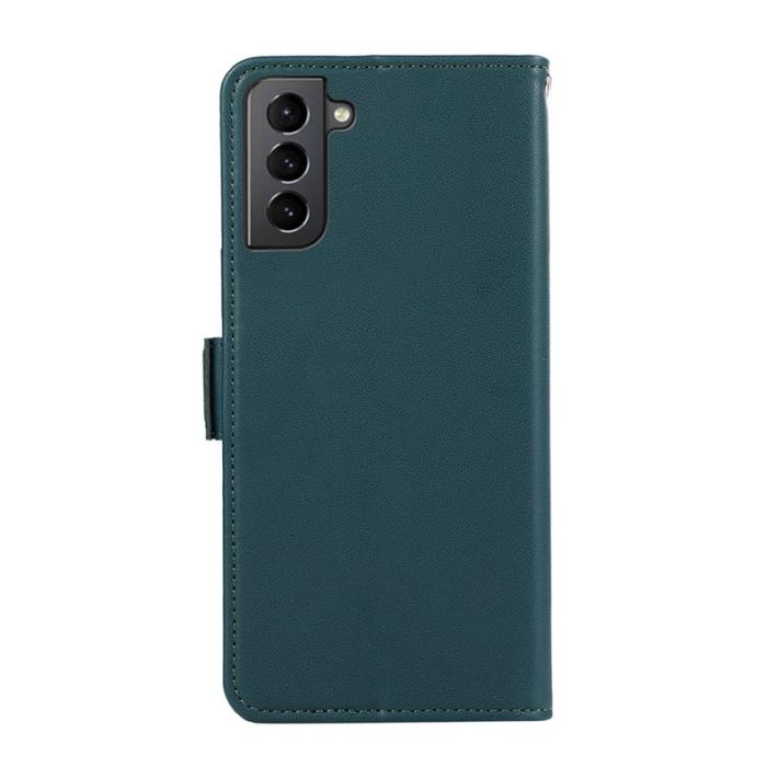 ABEEL - ABEEL Samsung Galaxy S21 5G/4G Skal RFID Kortfack Grön