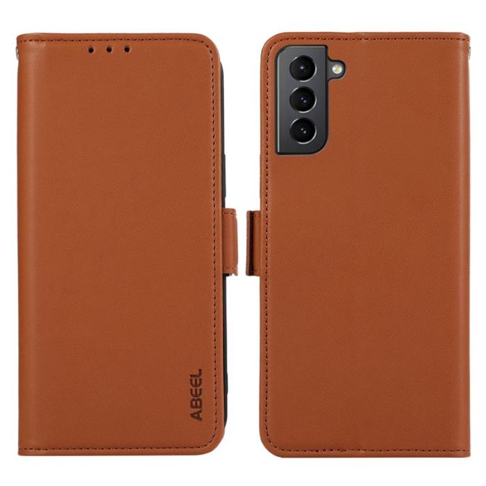 ABEEL - ABEEL Samsung Galaxy S21 5G / S21 4G Skal RFID Brunt