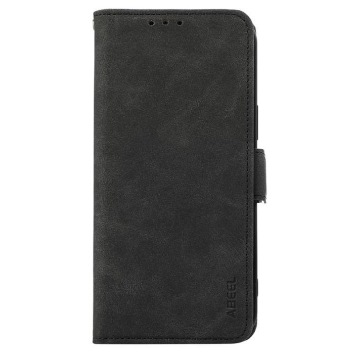 ABEEL - ABEEL Samsung Galaxy S21 FE 5G Fodral Läder Svart