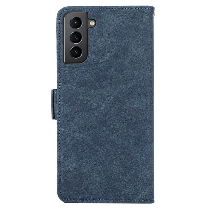 ABEEL - ABEEL Samsung Galaxy S21 Fodral Läder RFID Blockering Blå