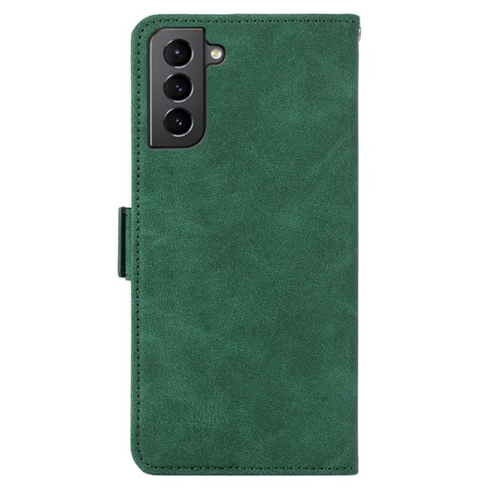 ABEEL - ABEEL Samsung Galaxy S21 Fodral Läder RFID Blockering Grön