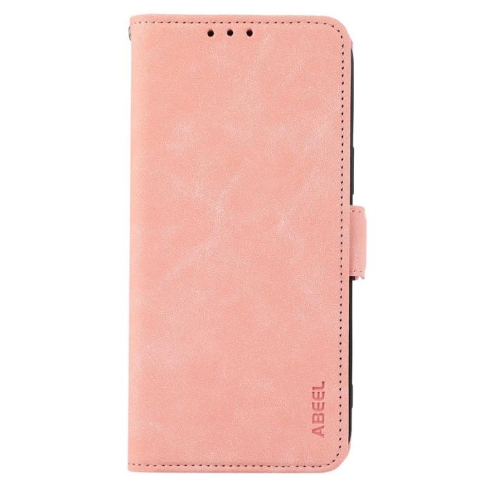 ABEEL - ABEEL Samsung Galaxy S21 Fodral Läder RFID Blockering - Rosa
