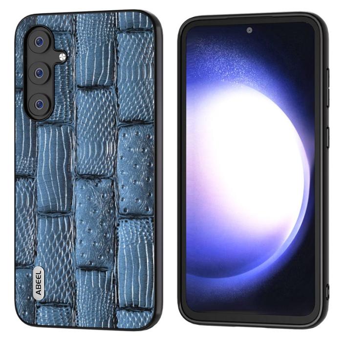 ABEEL - ABEEL Samsung Galaxy S23 FE Fodral Mahjong Textur Blå