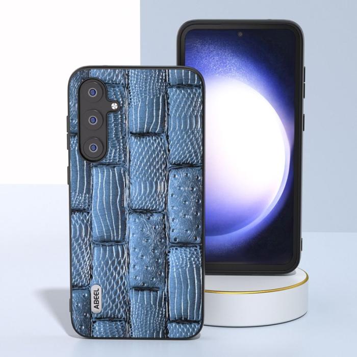 ABEEL - ABEEL Samsung Galaxy S23 FE Fodral Mahjong Textur Blå