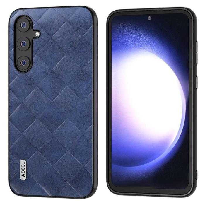 ABEEL - ABEEL Samsung Galaxy S23 FE Skal Anti-drop PU Läder Blå