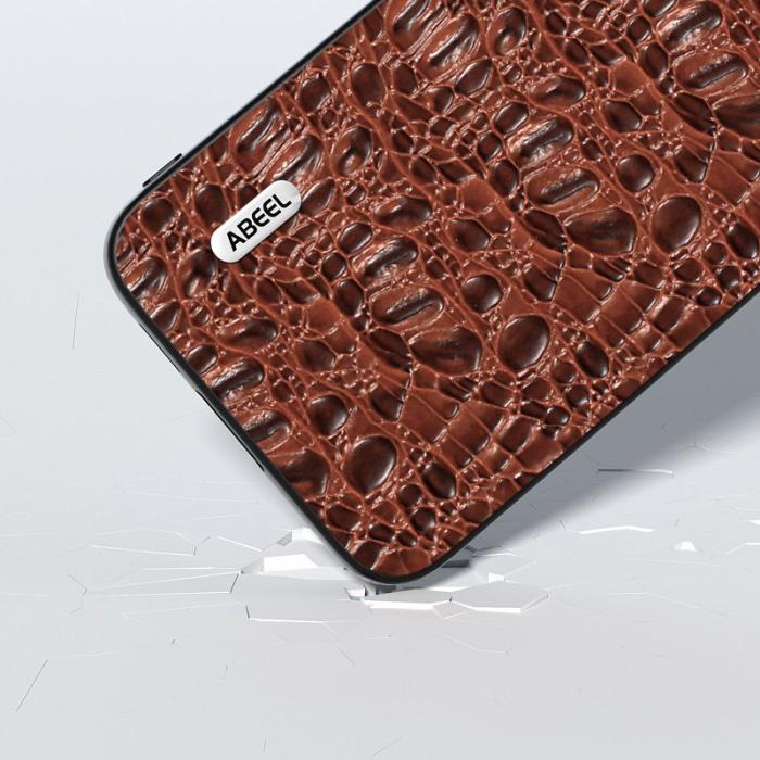 ABEEL - ABEEL Samsung Galaxy S23 FE Skal i äkta läder - Brun