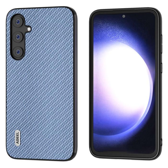 ABEEL - ABEEL Samsung Galaxy S23 FE Skal i Läder - Baby Blue