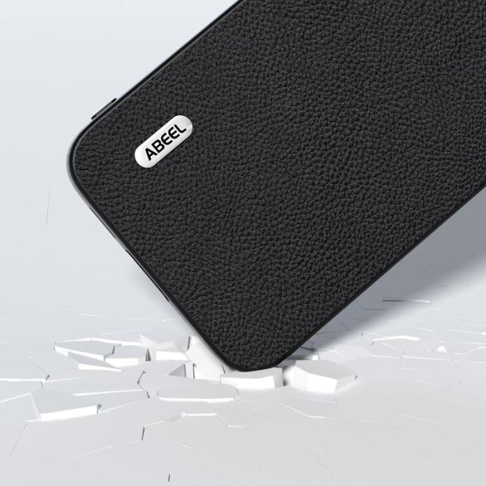 ABEEL - ABEEL Samsung Galaxy S23 FE Skal i Läder - Svart