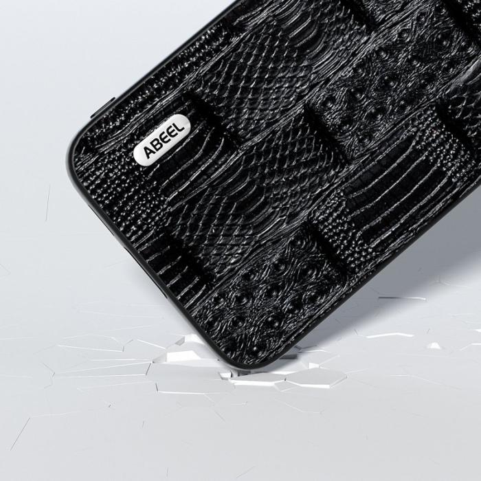 ABEEL - ABEEL Samsung Galaxy S23 FE Skal Mahjong Textur Svart