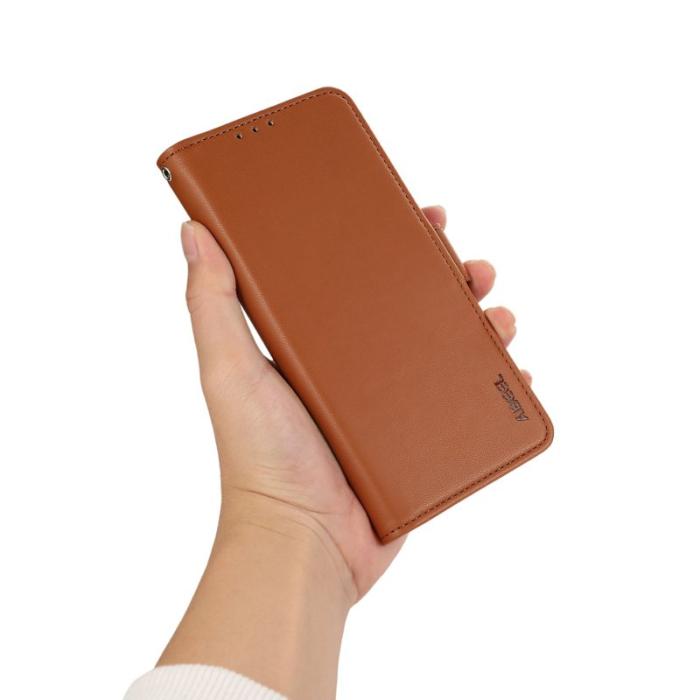 ABEEL - ABEEL Samsung Galaxy S23 Wallet Case PU Leather Brown