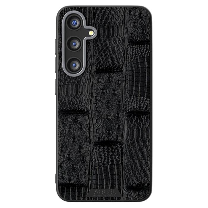 ABEEL - ABEEL Samsung Galaxy S24 FE Skal MagSafe Beast Textur Svart