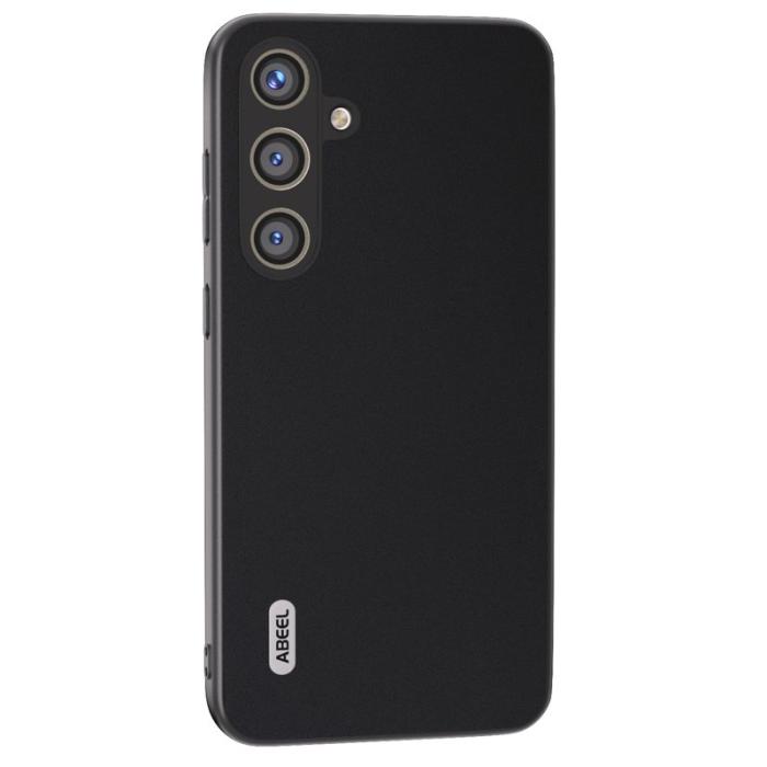 ABEEL - ABEEL Samsung Galaxy S24+ Fodral i äkta läder - Svart