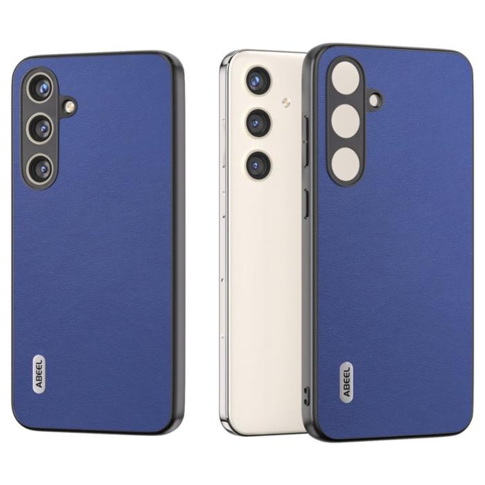 ABEEL - ABEEL Samsung Galaxy S24+ Fodral PU Läder TPU Skydd - Mörkblå